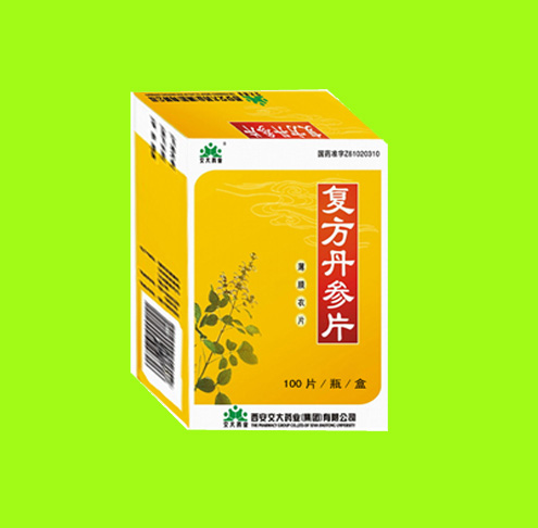 西安交大100片復(fù)方丹參片 